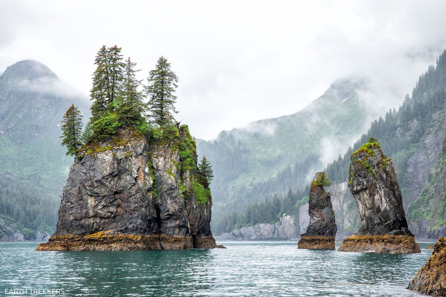 Kenai Fjords Sea Stacks